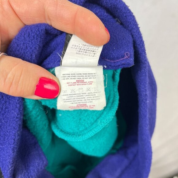 Vintage Patagonia Synchilla Fleece Duckbill Trapper Hat Mens L USA 90s Ear Flap - Picture 12 of 12